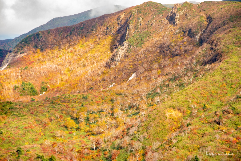 栗駒山の紅葉を見下ろすための秣岳縦走路　～2017年・2018年～