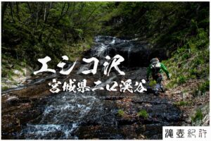 暴風極寒のエシコ沢・左俣40m大滝 ~宮城・二口渓谷~