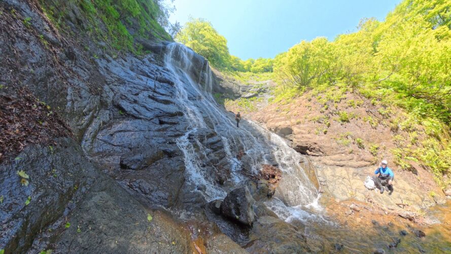 楯山川大又沢支流の無名滝