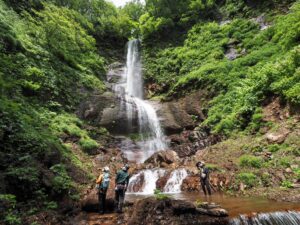 最上川支流　三ノ滝・二ノ滝・一ノ滝